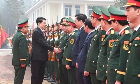 Chủ tịch nước Lương Cường: Sư đoàn 316 nắm chắc tình hình, kịp thời xử trí hiệu quả mọi tình huống