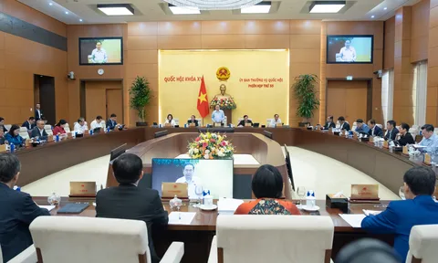 Hôm nay, diễn ra đợt 2 Phiên họp thứ 55 của Ủy ban Thường vụ Quốc hội