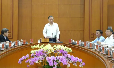 Tổng Bí thư Tô Lâm chủ trì cuộc họp phòng, chống tham nhũng, lãng phí, tiêu cực