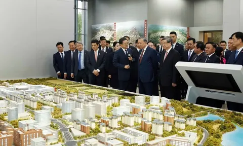 Tổng Bí thư, Chủ tịch nước Tô Lâm thăm Khu mới Hùng An, Trung Quốc