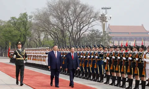 Lễ đón trọng thể Tổng Bí thư, Chủ tịch nước Tô Lâm thăm cấp Nhà nước đến Trung Quốc