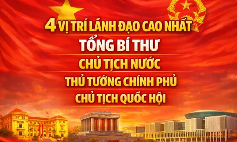 Vai trò, quyền hạn của 4 vị trí lãnh đạo cao nhất trong hệ thống chính trị