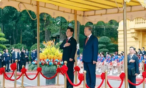 Tổng Bí thư, Chủ tịch nước Tô Lâm chủ trì Lễ đón chính thức Tổng thống Hàn Quốc