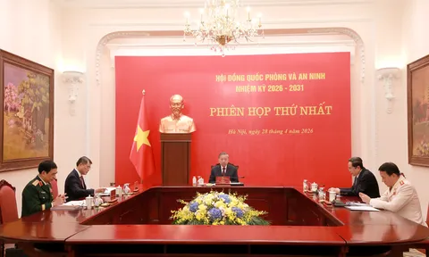 Tổng Bí thư, Chủ tịch nước Tô Lâm chủ trì phiên họp thứ nhất Hội đồng Quốc phòng và An ninh