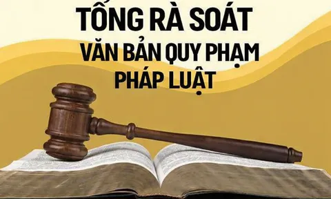 Tổng rà soát hệ thống văn bản quy phạm pháp luật là cuộc 'tổng kiểm kê về thể chế'