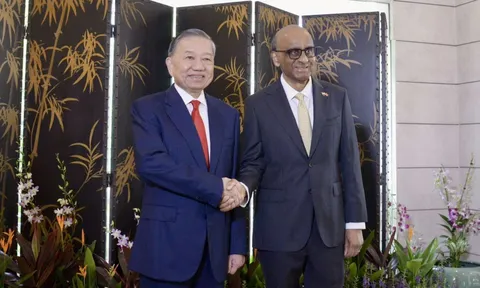 Tổng Bí thư, Chủ tịch nước Tô Lâm hội đàm với Tổng thống Singapore Tharman Shanmugaratnam