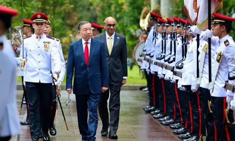 Tổng thống Tharman Shanmugaratnam chủ trì Lễ đón Tổng Bí thư, Chủ tịch nước Tô Lâm thăm cấp Nhà nước Singapore