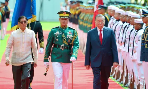 Lễ đón cấp Nhà nước Tổng Bí thư, Chủ tịch nước Tô Lâm và Phu nhân tại Philippines