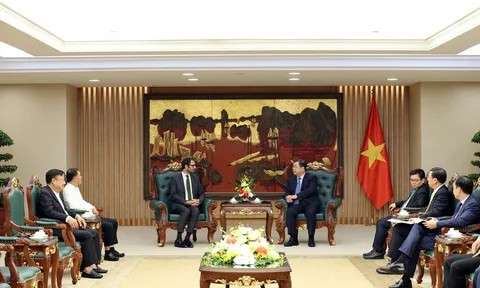 Phó Thủ tướng Thường trực Phạm Gia Túc tiếp lãnh đạo tập đoàn năng lượng tái tạo lớn của Pháp