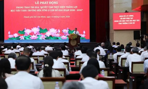 Thủ tướng Lê Minh Hưng phát động Phong trào thi đua thực hiện thắng lợi mục tiêu tăng trưởng bền vững '2 con số'