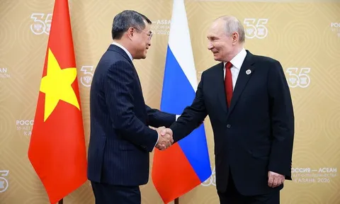 Thủ tướng Lê Minh Hưng hội kiến Tổng thống Nga Vladimir Putin