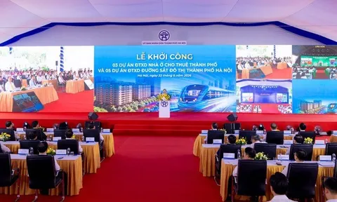 Thủ tướng Lê Minh Hưng dự lễ khởi công 5 tuyến đường sắt, 3 dự án nhà ở cho thuê tại Hà Nội