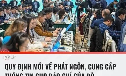 Quy định mới về phát ngôn và cung cấp thông tin cho báo chí của các cơ quan hành chính Nhà nước