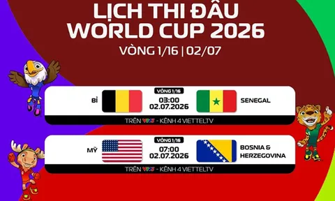 Nhận định World Cup 2026, ngày 2/7: Cơ hội vào vòng 1/16 chia đều cho cả Bỉ, Senegal, Mỹ, Bosnia & Herzegovina