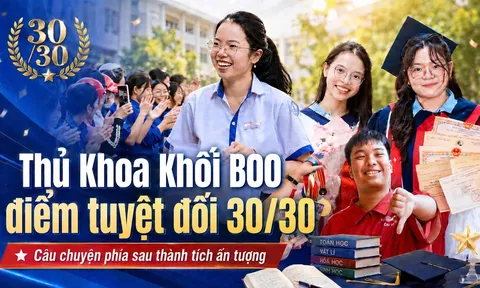 Chuyện của các thủ khoa khối B00 đạt điểm tuyệt đối 30/30