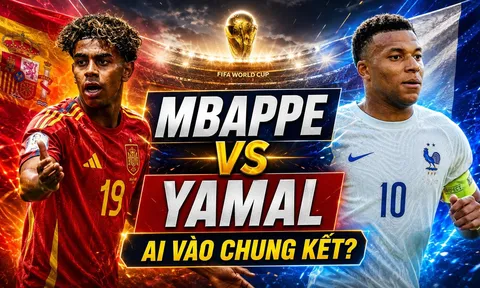 Nhận định bán kết World Cup 2026, ngày 15/7: Pháp vs Tây Ban Nha, cầu thủ Mbappe vs Yamal, ai sẽ vào chung kết?