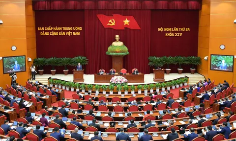 Thông cáo báo chí về ngày làm việc thứ hai Hội nghị Trung ương 3 khoá XIV