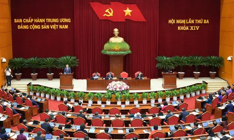 Thông cáo báo chí về ngày làm việc thứ hai Hội nghị Trung ương 3 khoá XIV