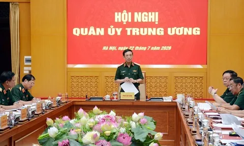 Đại tướng Phan Văn Giang chủ trì Hội nghị Quân ủy Trung ương: Xem xét, cho ý kiến một số nội dung quan trọng