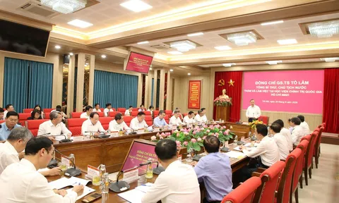 Tổng Bí thư, Chủ tịch nước Tô Lâm: Học viện phải là hình mẫu về xây dựng Đảng, trách nhiệm, kỷ luật, liêm chính học thuật