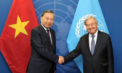 Tổng Bí thư, Chủ tịch nước Tô Lâm gặp Tổng Thư ký Liên Hợp quốc António Guterres
