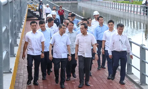 Thủ tướng Lê Minh Hưng kiểm tra dự án kiểm soát ngập cho 6,5 triệu dân TP. Hồ Chí Minh sắp hoàn thành