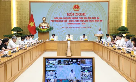 Thủ tướng Lê Minh Hưng chủ trì Hội nghị triển khai Chương trình MTQG phát triển văn hóa - xã hội, nông thôn, dân tộc miền núi