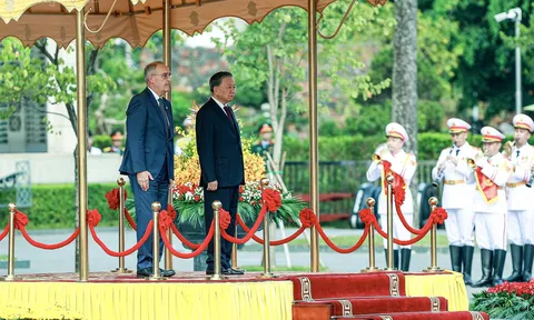 Tổng Bí thư Chủ tịch nước Tô Lâm chủ trì Lễ đón, hội đàm với Tổng thống Liên bang Thụy Sĩ Guy Parmelin thăm chính thức Việt Nam