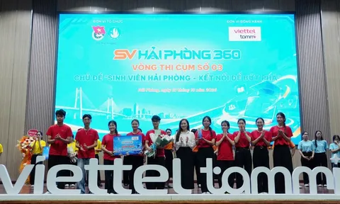 Vòng thi cụm 'SV Hải Phòng 360', sinh viên Trường Cao đẳng Dược Trung ương Hải Dương đạt giải nhì