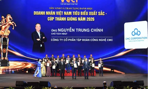 Chủ tịch CMC được vinh danh “Doanh nhân Việt Nam tiêu biểu – Cúp Thánh gióng 2026”