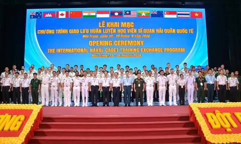 12 quốc gia tham gia Giao lưu Huấn luyện sĩ quan Hải quân quốc tế INCATEP 2026 tại Việt Nam