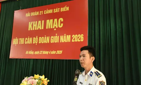 Hải đoàn 21 khai mạc hội thi cán bộ Đoàn giỏi năm 2026