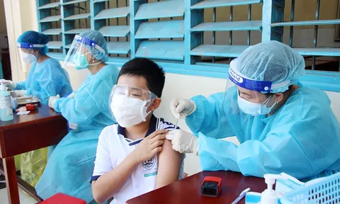 Tiêm vaccine COVID-19 cho trẻ 5 - dưới 12 tuổi ngay khi được phân bổ