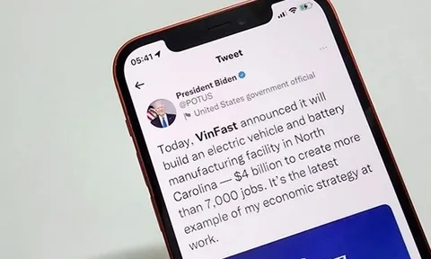 Tổng thống Biden chúc mừng VinFast xây nhà máy xe điện ở Mỹ