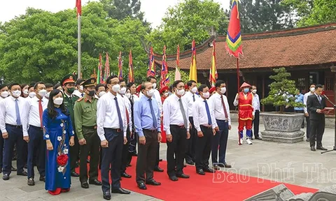 Lễ giỗ Đức Quốc Tổ Lạc Long Quân và dâng hương tưởng niệm Tổ Mẫu Âu Cơ