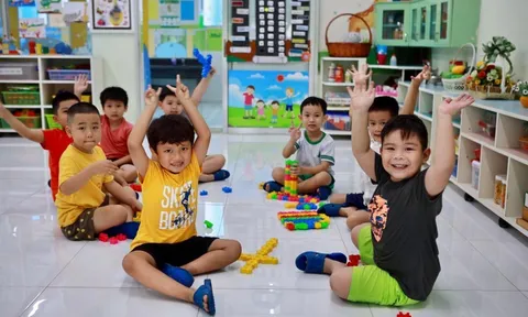 Trẻ mầm non ở Hà Nội đi học trực tiếp từ 13/4