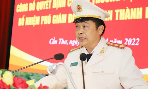 Thượng tá Lê Đức Bảy giữ chức Phó Giám đốc Công an TP. Cần Thơ