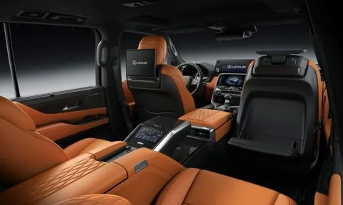 Tiện nghi ‘đẳng cấp’ trên ‘chuyên cơ mặt đất’ Lexus LX 600 sắp về Việt Nam