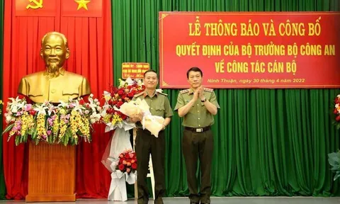 Bổ nhiệm Giám đốc Công an tỉnh Khánh Hòa và Ninh Thuận