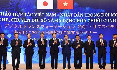 Việt Nam và Nhật Bản đẩy mạnh đổi mới công nghệ, chuyển đổi số và đa dạng hóa chuỗi cung ứng
