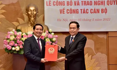 Bộ Xây dựng, Văn Phòng Quốc hội bổ nhiệm nhân sự, lãnh đạo mới