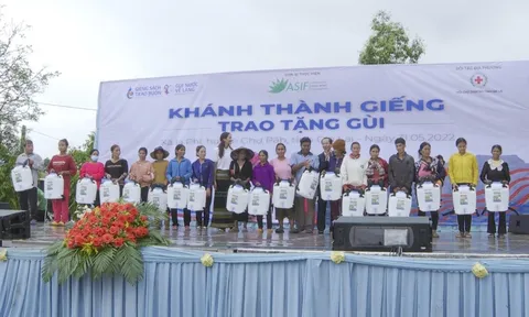 Hội CTĐ Gia Lai phối hợp cùng Quỹ ASIF trao tặng 39 giếng nước sạch cho người dân