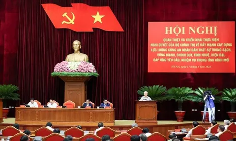 Xây dựng lực lượng Công an nhân dân thật sự trong sạch, vững mạnh toàn diện