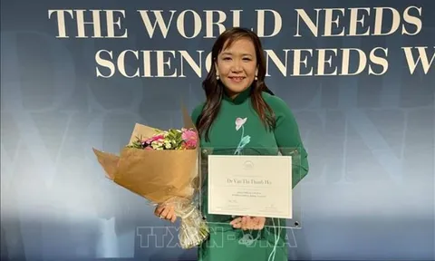 UNESCO tôn vinh nữ khoa học trẻ Việt Nam Hồ Thị Thanh Vân