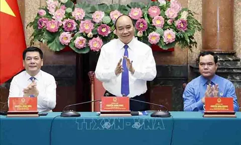 Chủ tịch nước Nguyễn Xuân Phúc gặp mặt lao động tiêu biểu ngành dầu khí