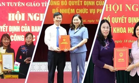 Bổ nhiệm nhân sự, lãnh đạo mới tại Thái Nguyên, Yên Bái, Bắc Ninh