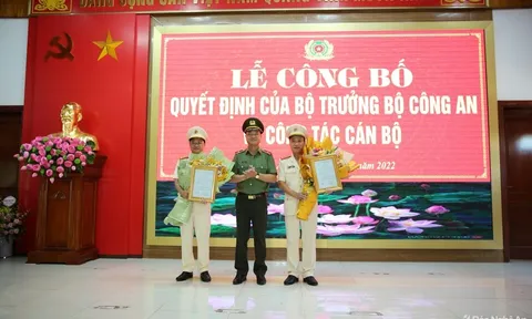 Bổ nhiệm 2 Phó Giám đốc Công an Nghệ An
