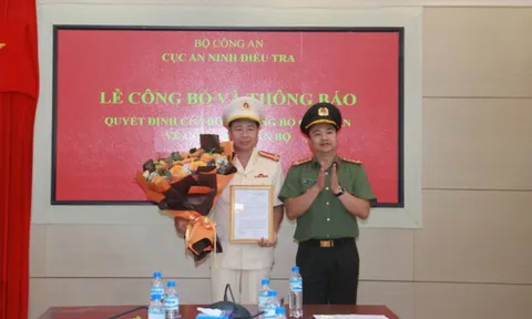 Bổ nhiệm Phó Cục trưởng Cục An ninh điều tra và Phó Giám đốc Công an tỉnh Lai Châu