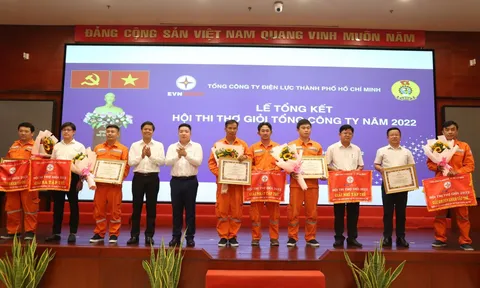 80 kỹ sư, công nhân đạt danh hiệu thợ giỏi ngành điện TP Hồ Chí Minh năm 2022