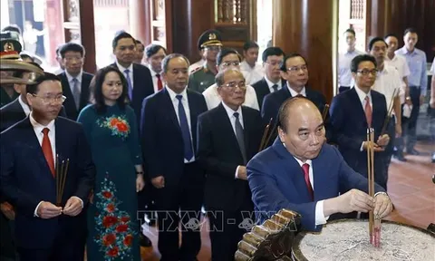 Lãnh đạo Đảng, Nhà nước dự Lễ kỷ niệm 120 năm Ngày sinh Tổng Bí thư Lê Hồng Phong